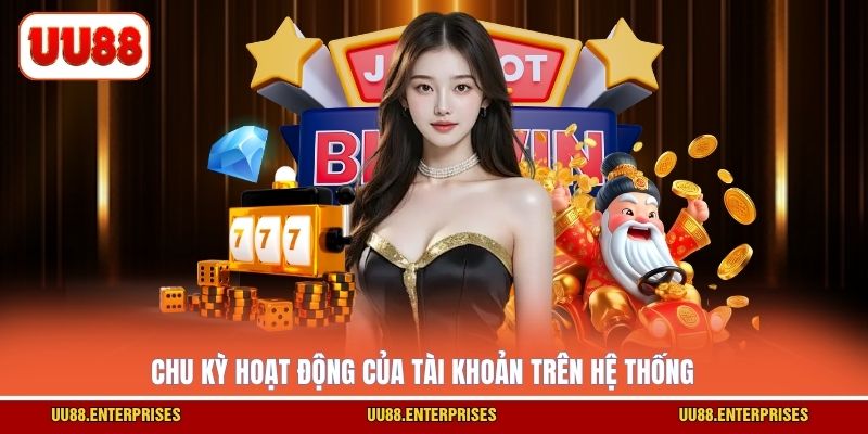 Chu kỳ hoạt động của tài khoản trên hệ thống 